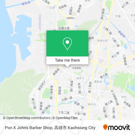 Pon X John's Barber Shop地圖