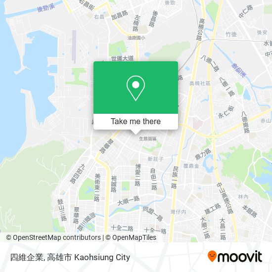 四維企業 map