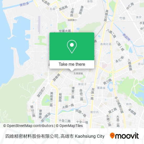 四維精密材料股份有限公司 map