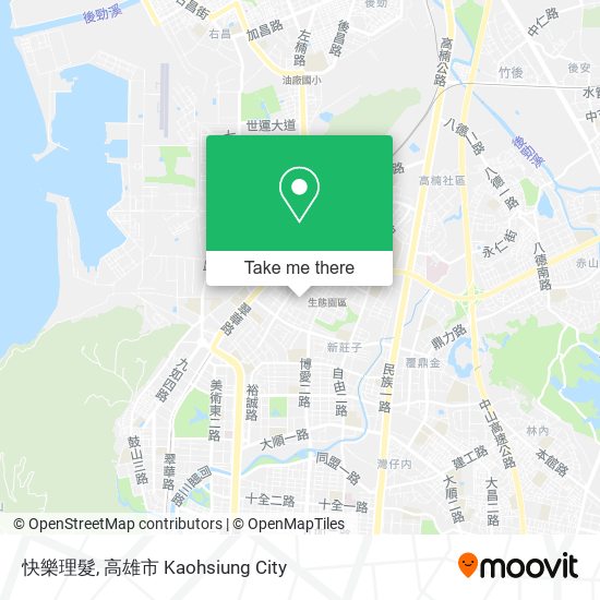 快樂理髮 map