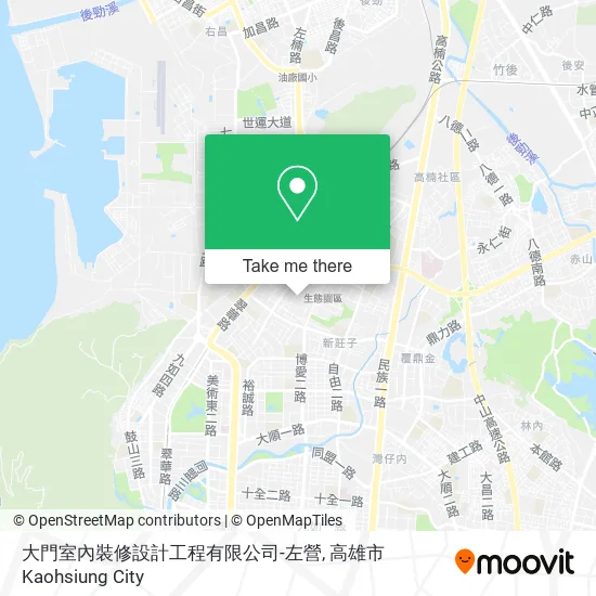 大門室內裝修設計工程有限公司-左營 map