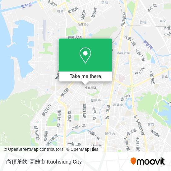 尚頂茶飲 map