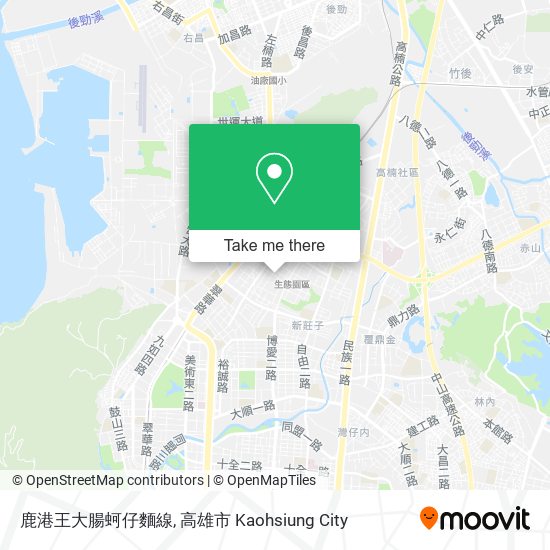 鹿港王大腸蚵仔麵線 map