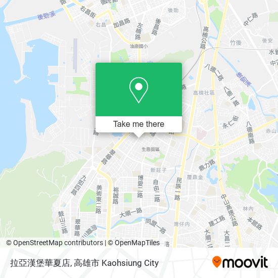 拉亞漢堡華夏店 map