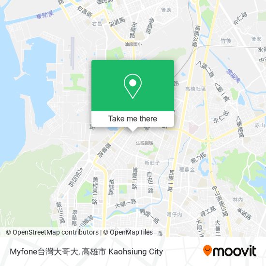Myfone台灣大哥大地圖