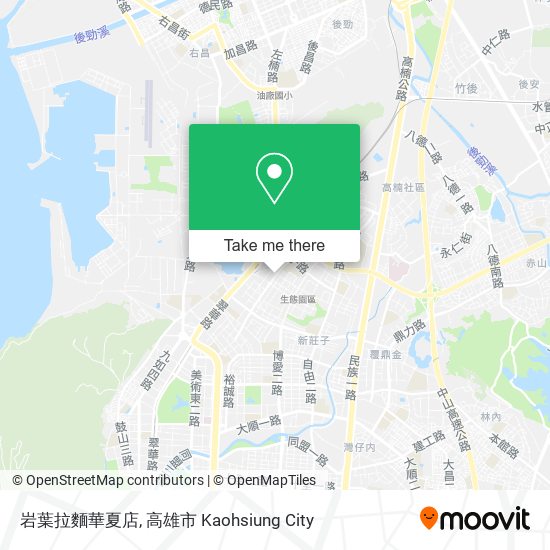 岩葉拉麵華夏店 map