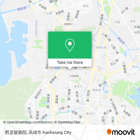 爵瑟髮藝院 map