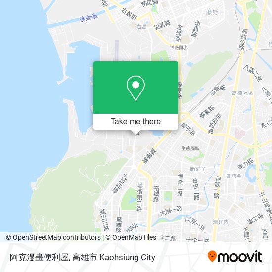 阿克漫畫便利屋 map