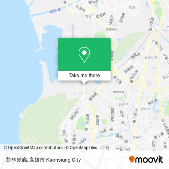凱林髮廊 map