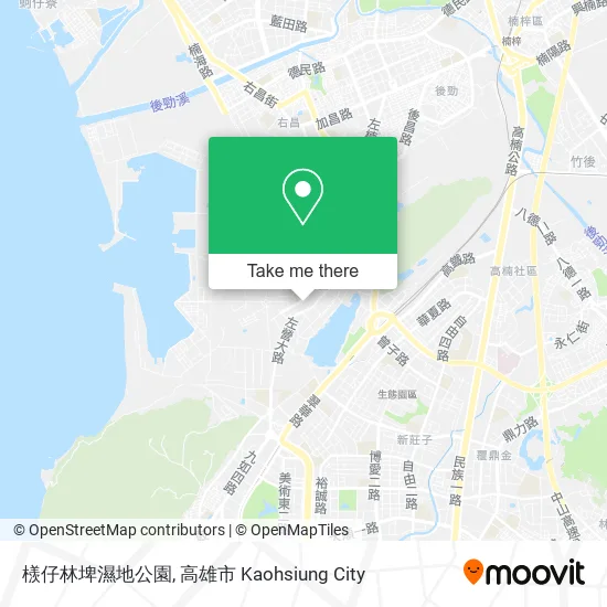 檨仔林埤濕地公園地圖