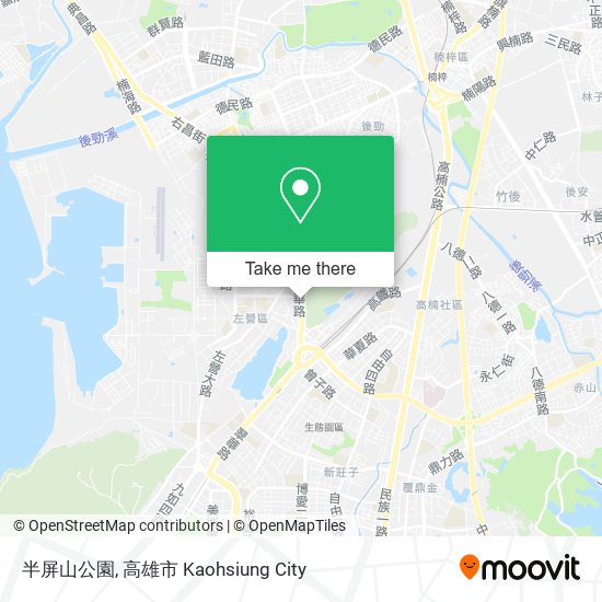半屏山公園地圖