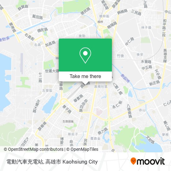 電動汽車充電站地圖