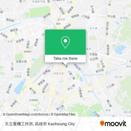 天立重機工作所 map