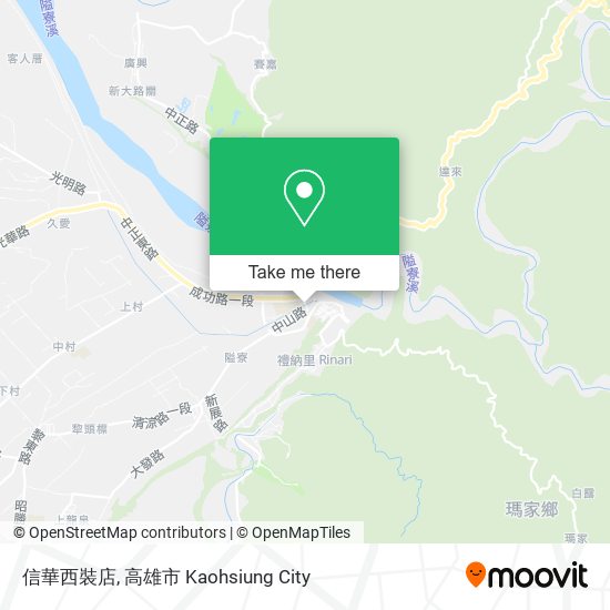 信華西裝店 map