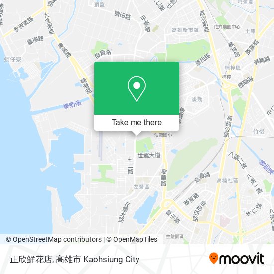 正欣鮮花店 map