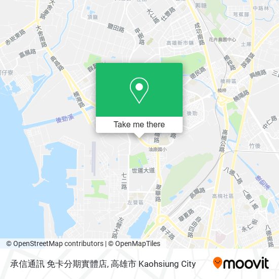 承信通訊 免卡分期實體店 map