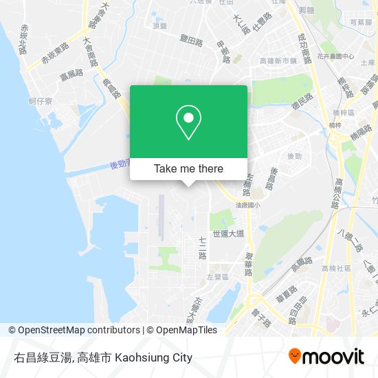 右昌綠豆湯 map