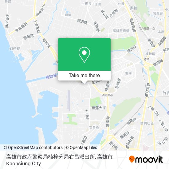 高雄市政府警察局楠梓分局右昌派出所 map