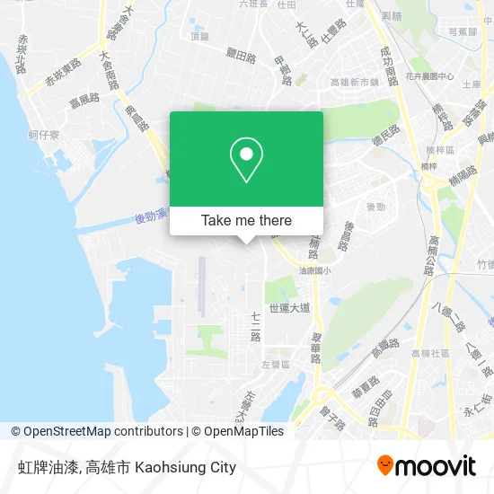 虹牌油漆 map
