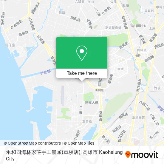 永和四海林家莊手工饅頭(軍校店)地圖