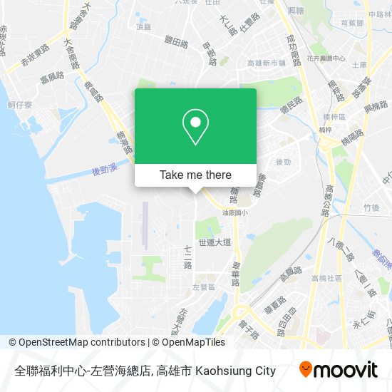 全聯福利中心-左營海總店 map