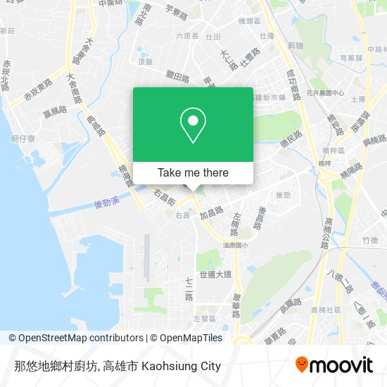 那悠地鄉村廚坊地圖