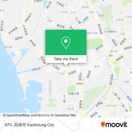 KFC map