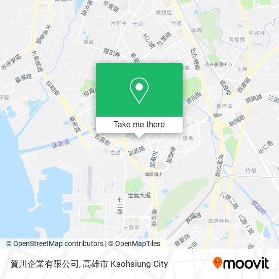 賀川企業有限公司地圖