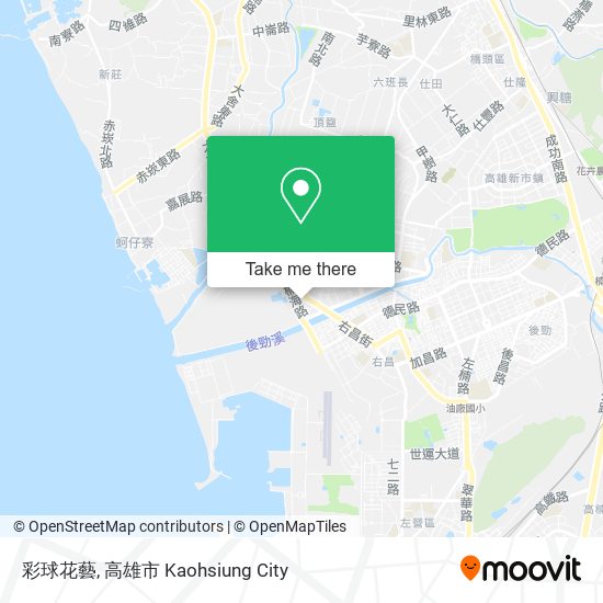 彩球花藝地圖