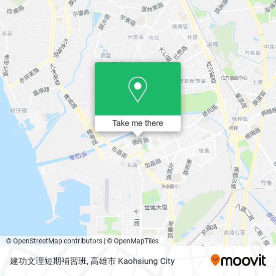 建功文理短期補習班地圖
