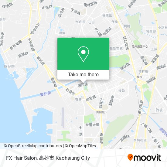 FX Hair Salon map