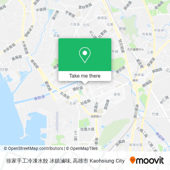 徐家手工冷凍水餃 冰鎮滷味 map