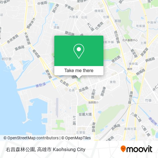 右昌森林公園 map