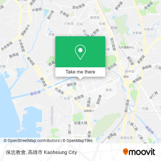 保忠教會 map