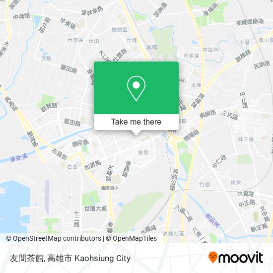 友間茶館 map