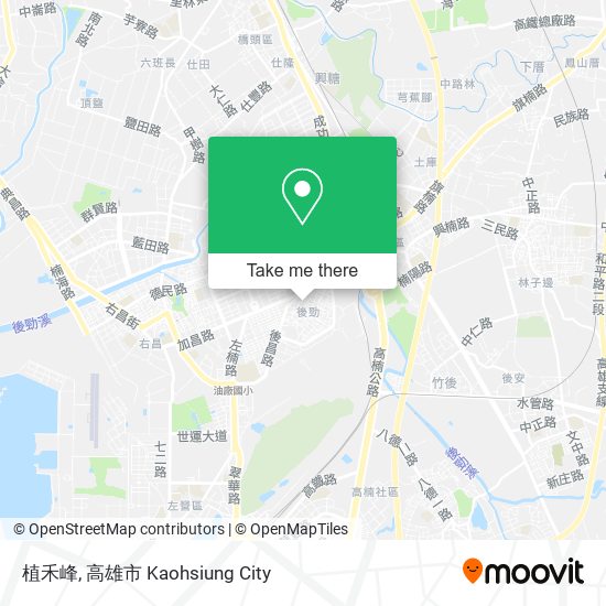 植禾峰 map