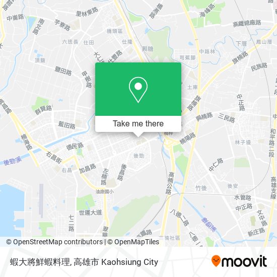 蝦大將鮮蝦料理 map