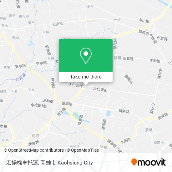 宏揚機車托運 map