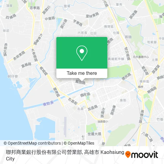 聯邦商業銀行股份有限公司營業部地圖