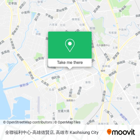 全聯福利中心-高雄德賢店 map