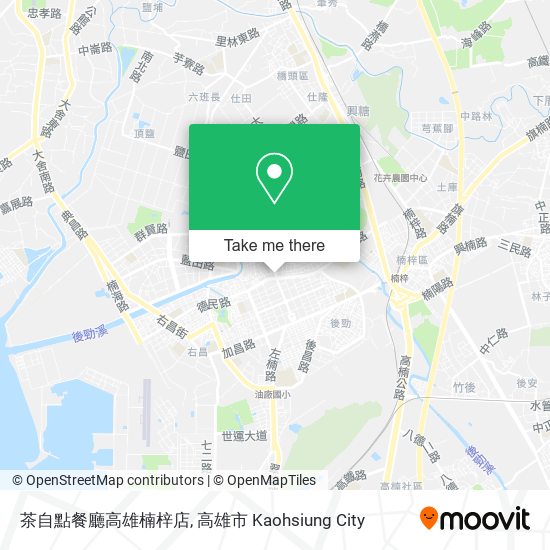 茶自點餐廳高雄楠梓店 map