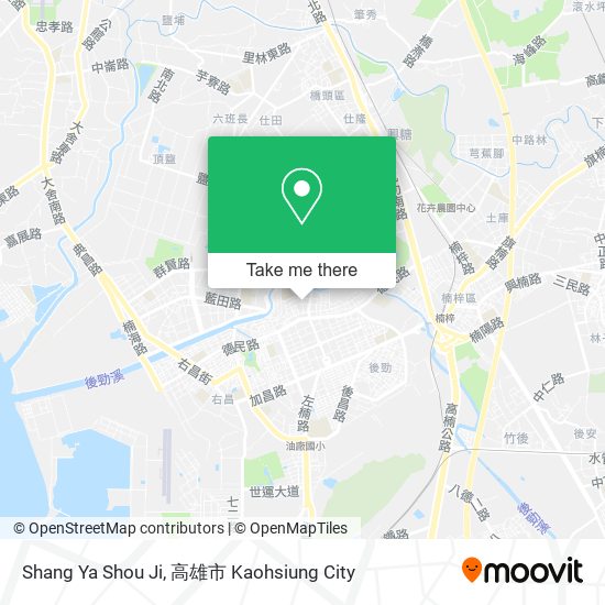 Shang Ya Shou Ji map