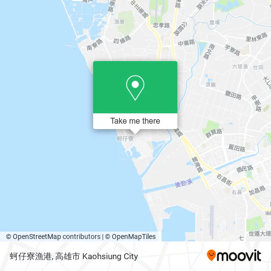 蚵仔寮漁港 map