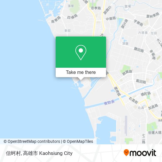 信蚵村地圖