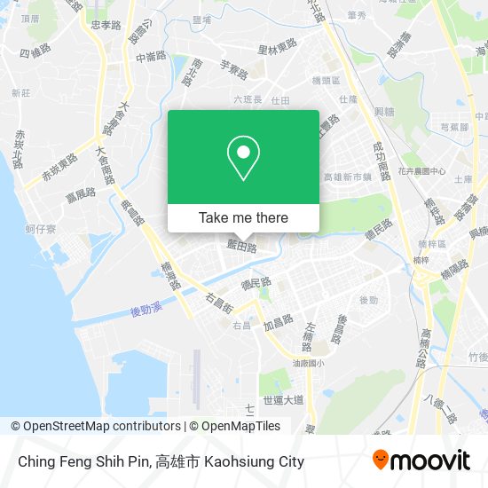 Ching Feng Shih Pin map