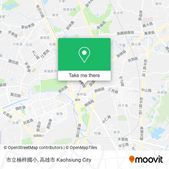 市立楠梓國小地圖
