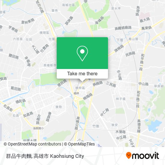 群品牛肉麵地圖