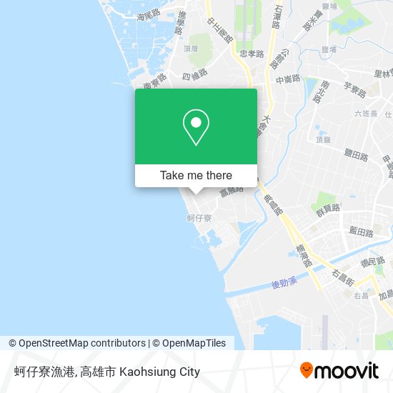 蚵仔寮漁港 map