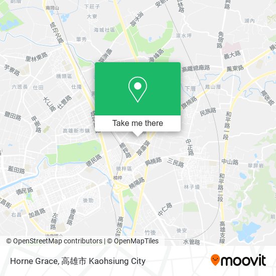 Horne Grace map