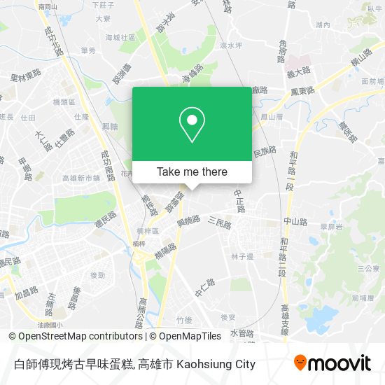 白師傅現烤古早味蛋糕地圖